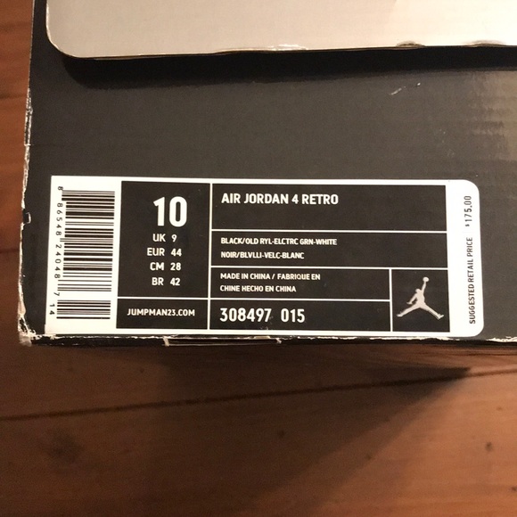 Air Jordan 4 Retro DB Doernbecher with box - Picture 7 of 8